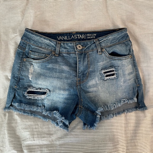Stretch Denim shorts size 0 - Picture 1 of 6